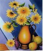 Still life floral, all kinds of reality flowers oil painting  101